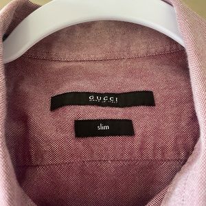 Vintage Gucci linen short sleeve shirt